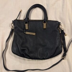 Vince Camuto Black Leather Rina satchel